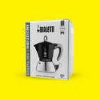 Bialetti Moka Induction retail box, 4 cup stovetop espresso maker