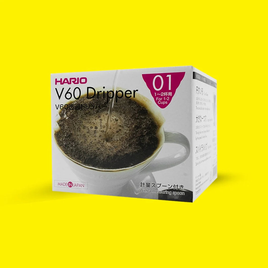 Hario V60 ceramic dripper size 01 retail box