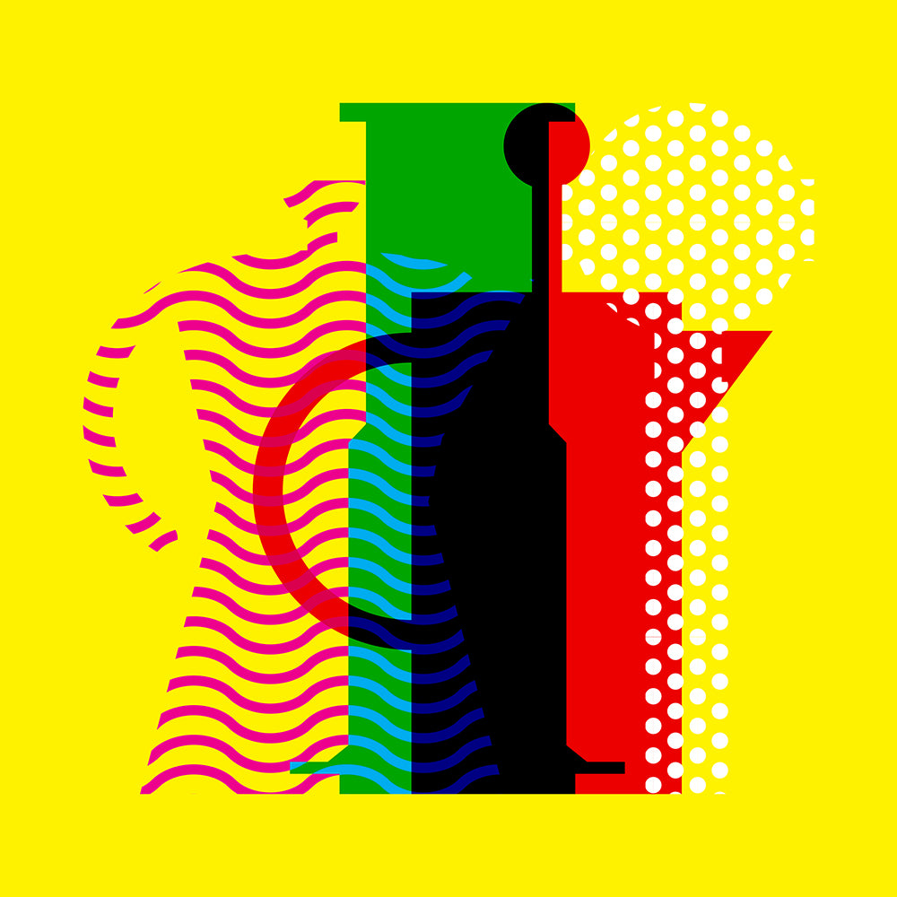 Lonsdale Street Roasters pop-art coffee pot artwork