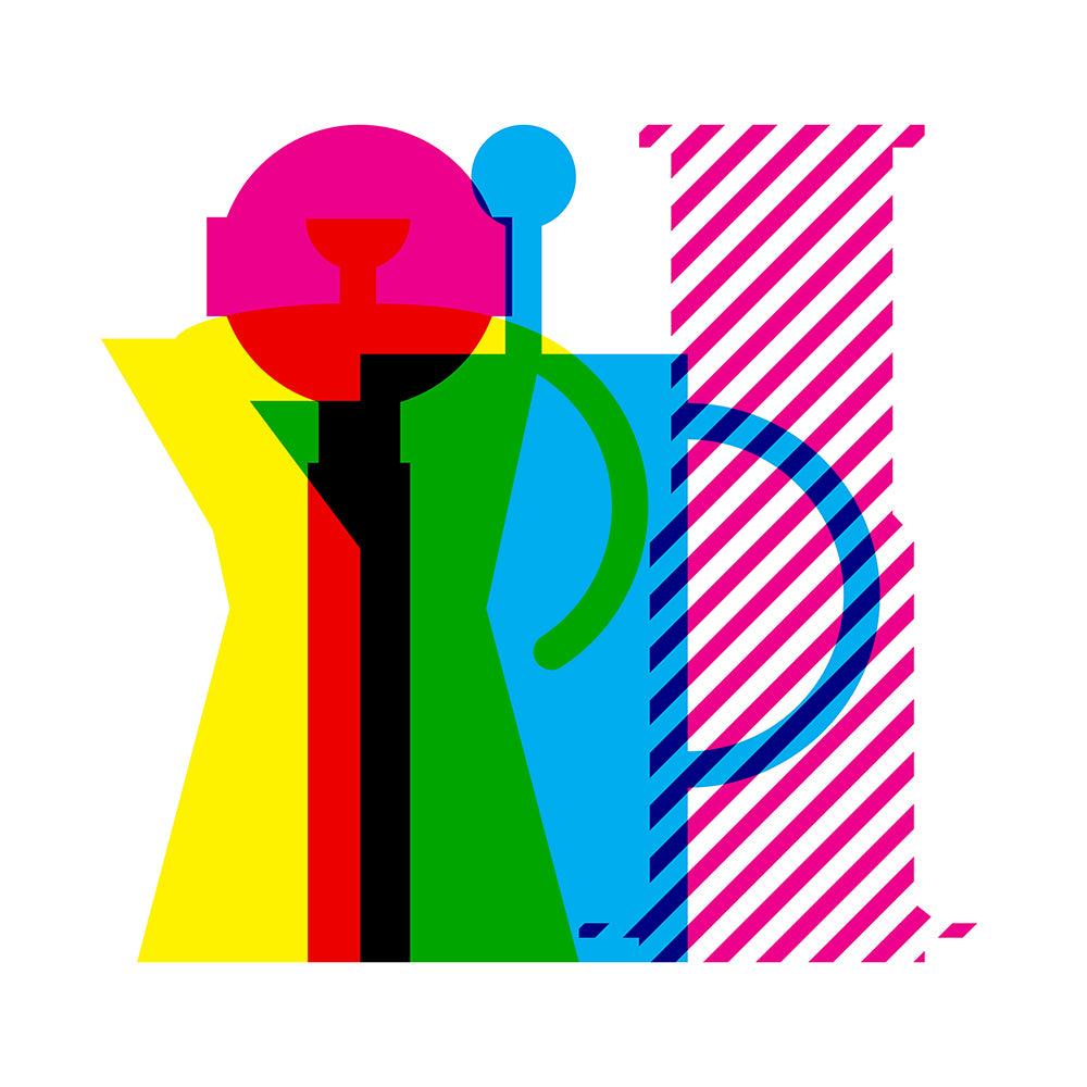 Lonsdale Street Roasters pop-art coffee jug artwork
