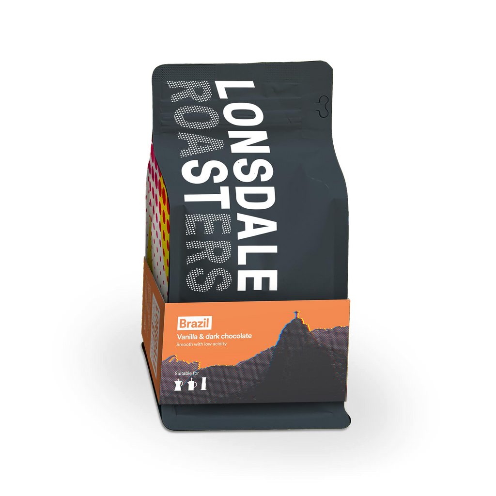 Brazil Santos smooth sweet single origin coffee beans bag — Lonsdale Street Roasters Canberra