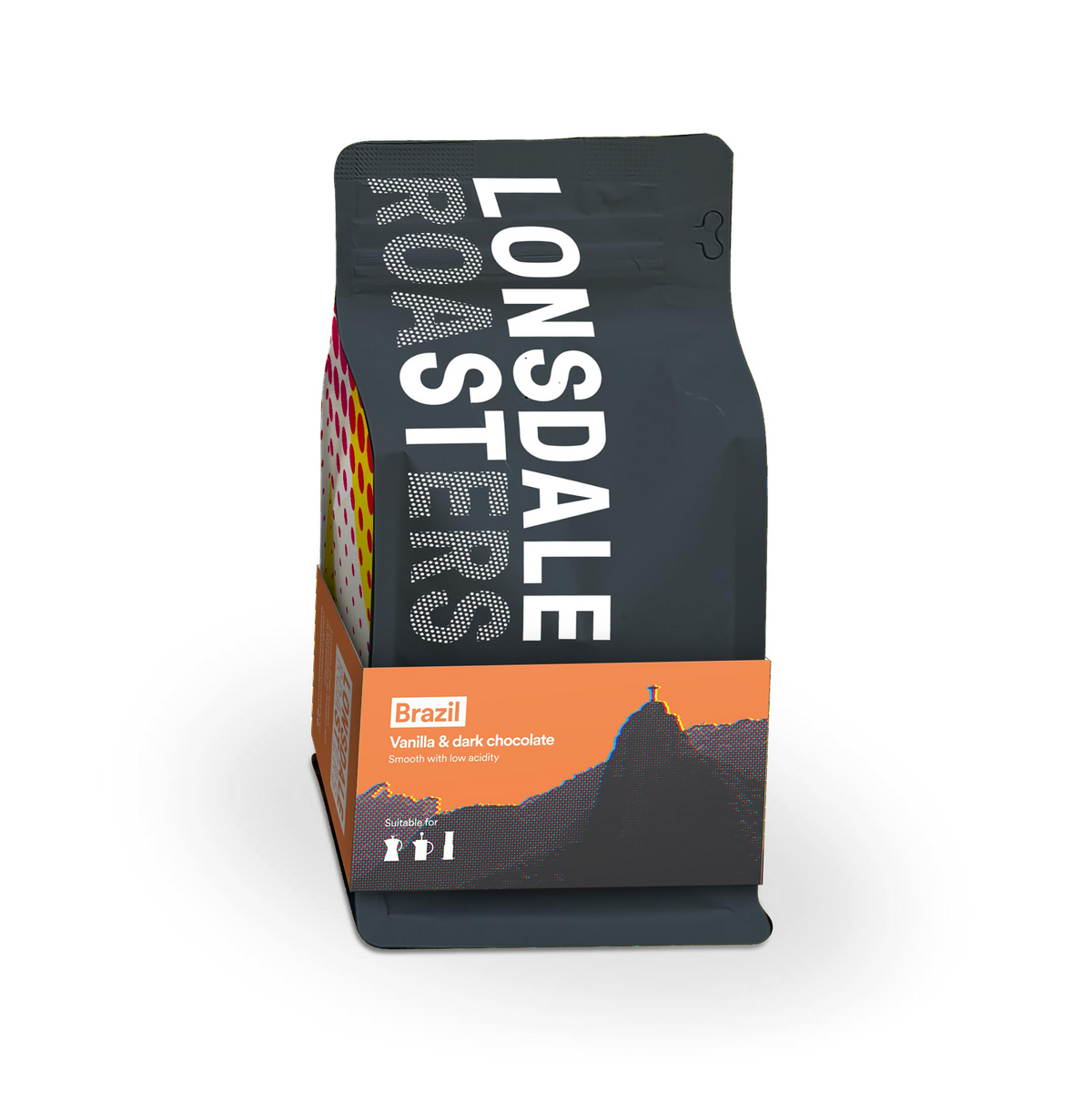 Brazil Santos smooth sweet single origin coffee beans bag — Lonsdale Street Roasters Canberra