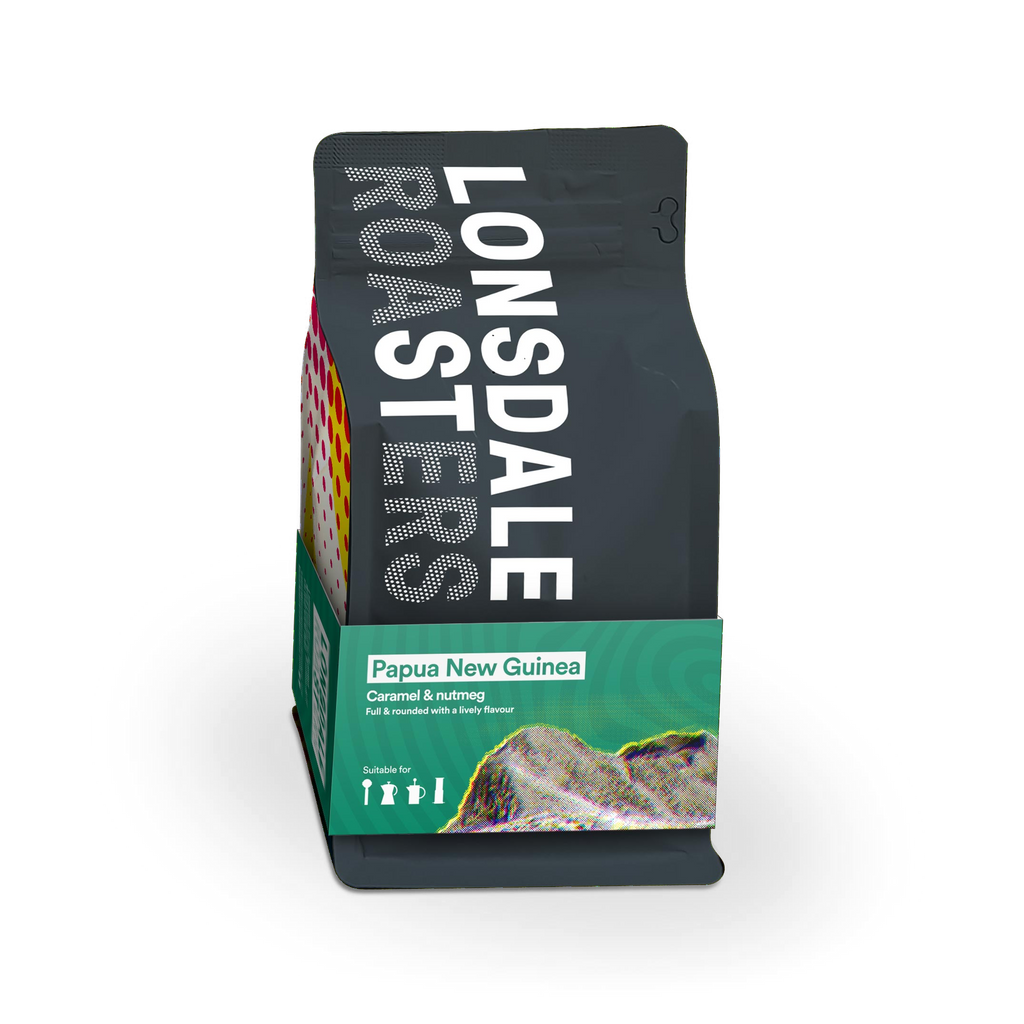 Papua New Guinea single origin coffee beans bag — Lonsdale Street Roasters Canberra