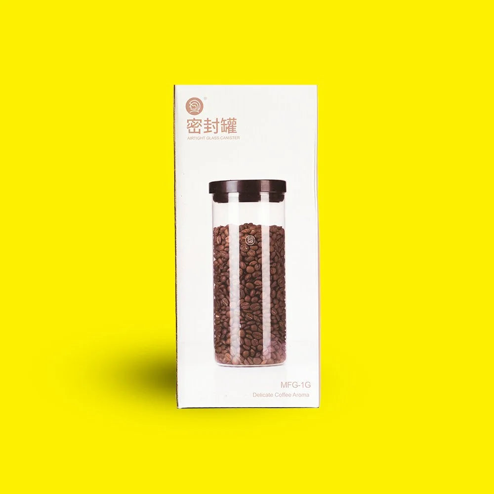 Hero airtight coffee canister retail box, 1200ml