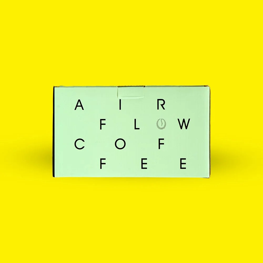 Airflow Coffee retail packaging for the 400ml French press